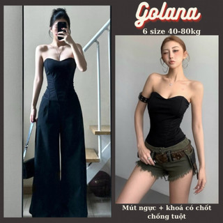  Áo body cúp ngực khoá Lưng có chốt chống tụt Noire Top   có bigsize  