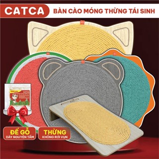 Bàn cào móng cho mèo dây thừng siêu bền CATCA đồ chơi mài móng mèo cào siêu bền sạch nhà