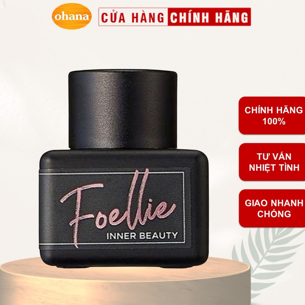 Nước Hoa Vùng Kín Hương Thơm Nồng Nàn, Mãnh Liệt Foellie Eau De Inner Beauty Perfume Bijou 5ml (Chai Đen - Best Seller)