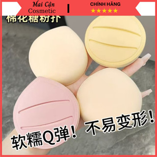  Bông Mút Đánh Phấn - Tán Kem Nền Chuyên Dụng Chất Siêu Mềm Mịn Kèm Hộp Dùng Ướt Và Khô 