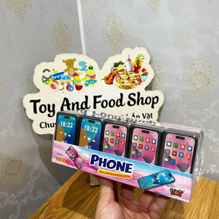 Khay 30 hũ kẹo hình I.phone mini vị hoa quả