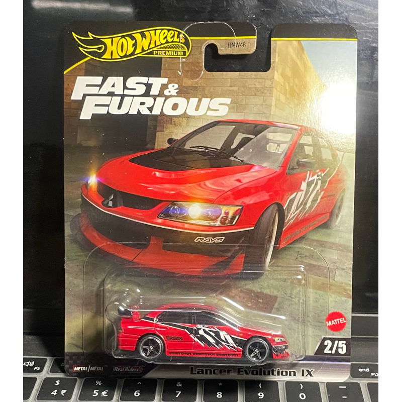 xe đồ chơi mô hình Hotwheels Premium Fast&Furious 2025: Lancer Evolution