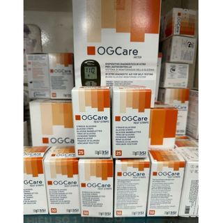 Que thử đường huyết OGcare (Ý) - Hộp 25 que - Hộp 50 que