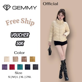  GEMMY Áo Khoác Phao Nữ Siêu Nhẹ Dày Ấm Thời Trang G1989 