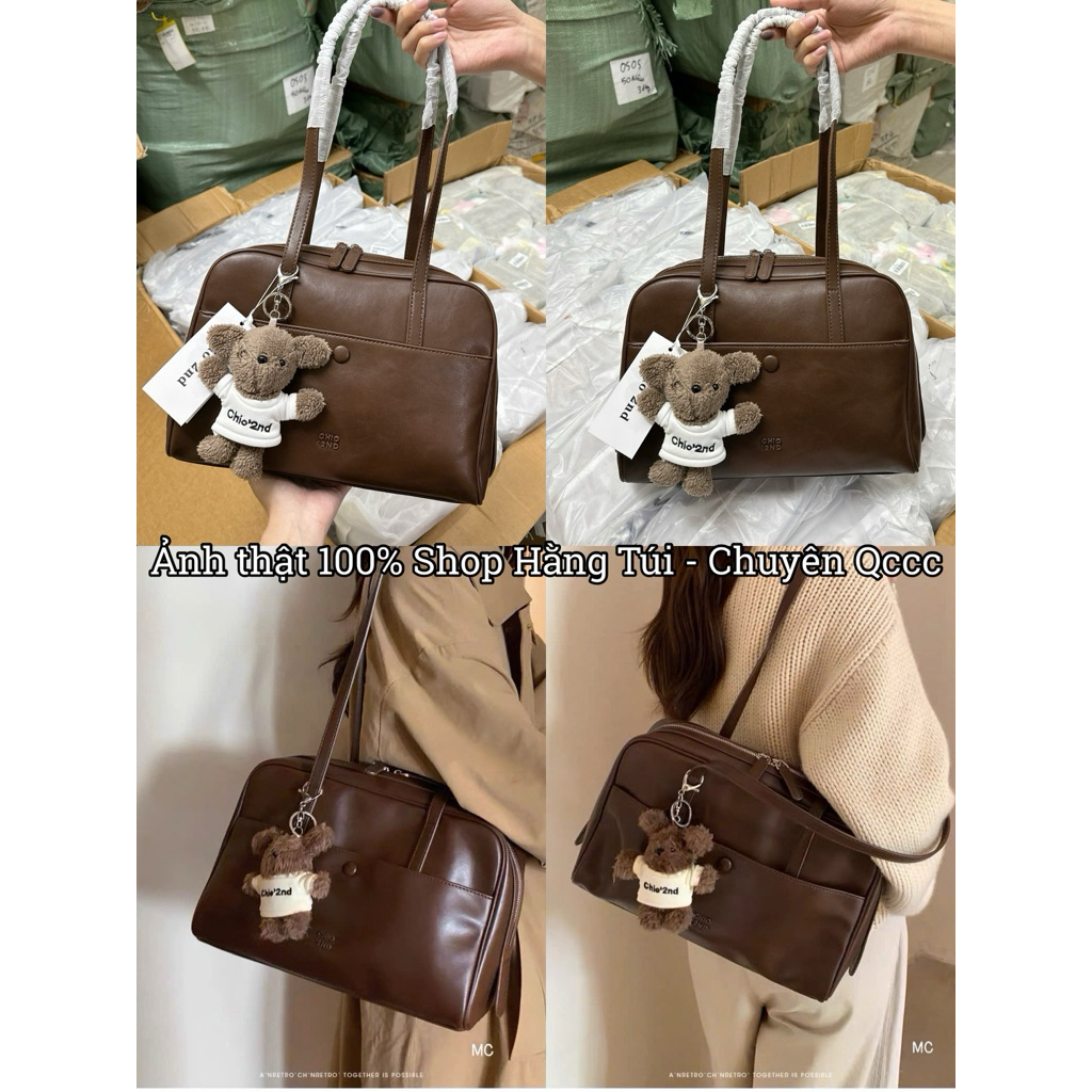 [TẶNG CHARM & CÚC TRÒN] Chiooo Bigsize CÚC TRÒN Nâu Vintage siêu Đẹp