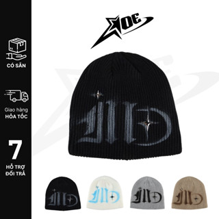 (Có sẵn) AOE STUDIO - Mũ len beanie nam nữ Y2K cao cấp đính charm mũ dệt kim nón giúp giữ ấm màu đông phong cách cá tính