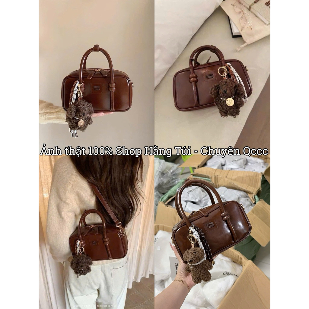 Túi CHIO 2 Dải Da Bóng  hàng mới về tặng kèm móc khóa HS238