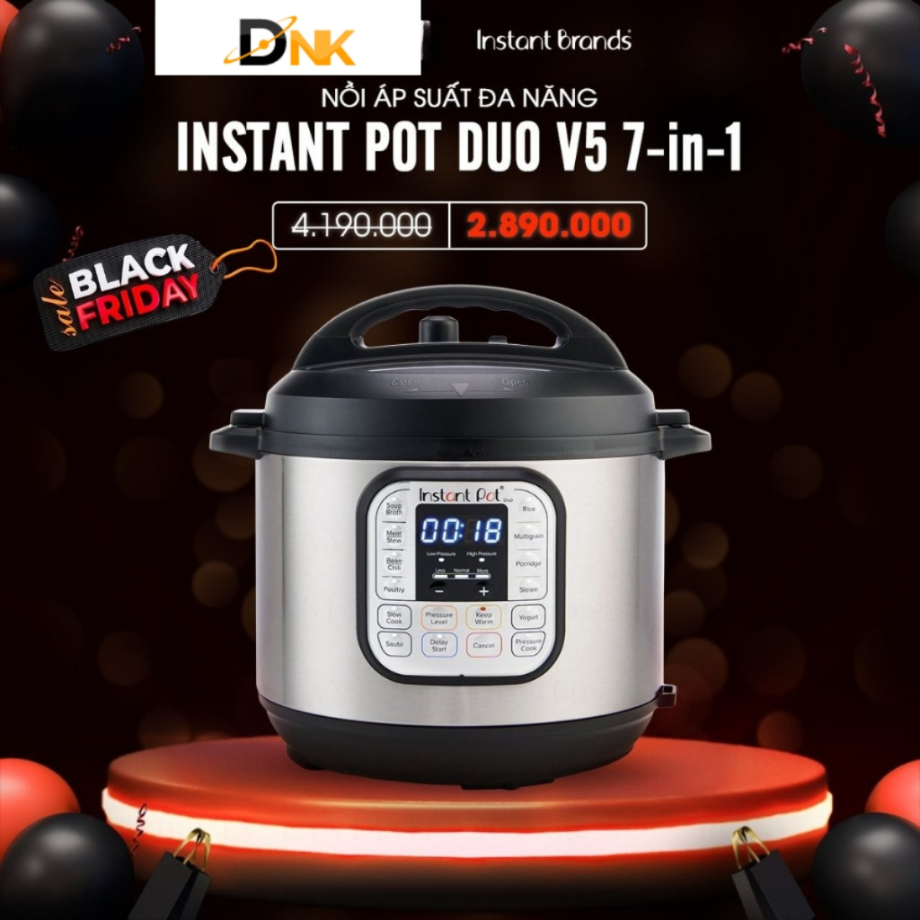 Nồi Áp Suất Đa Năng Instant Pot® Duo 60 (version 5) – Phiên Bản Mới Nhất