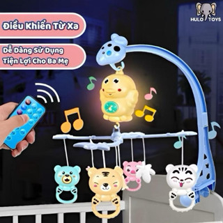 Đồ chơi Treo Nôi Cho Bé Nhiều Màu Sắc Xoay 360 độ , Phát Nhạc Và Ánh sáng
