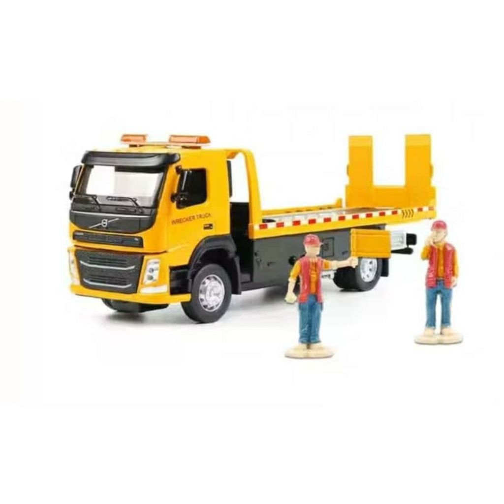 Mô hình xe cứu hộ VolVo hợp kim 1:50