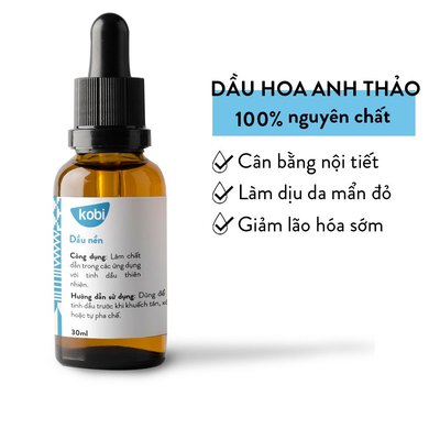 Dầu Hoa Anh Thảo Kobi Evening Primrose Oil 30ml nguyên chất dưỡng da, massage body