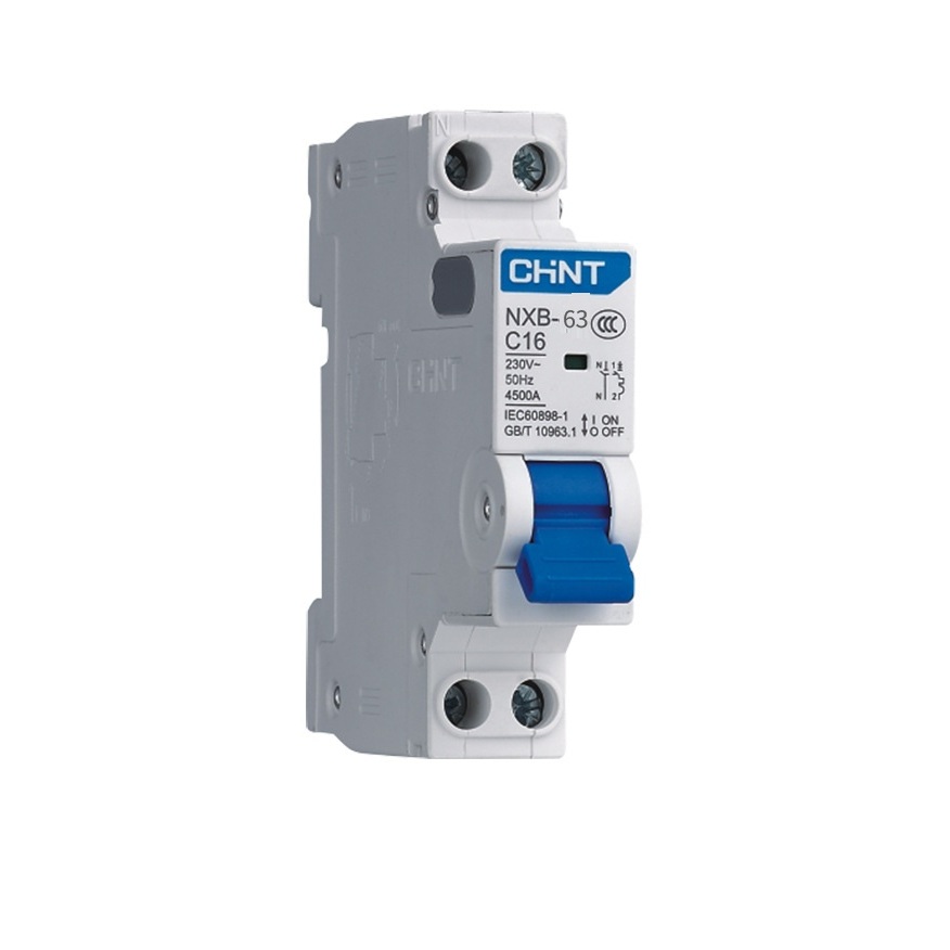 Combo 12 Aptomat tép CHINT MCB 1P 16A,20A,25A,32A,40A,63A NXB C16A~63A mới 100%