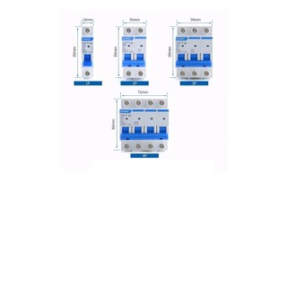 Combo 12 Aptomat tép CHINT MCB 1P 16A,20A,25A,32A,40A,63A NXB C16A~63A mới 100%