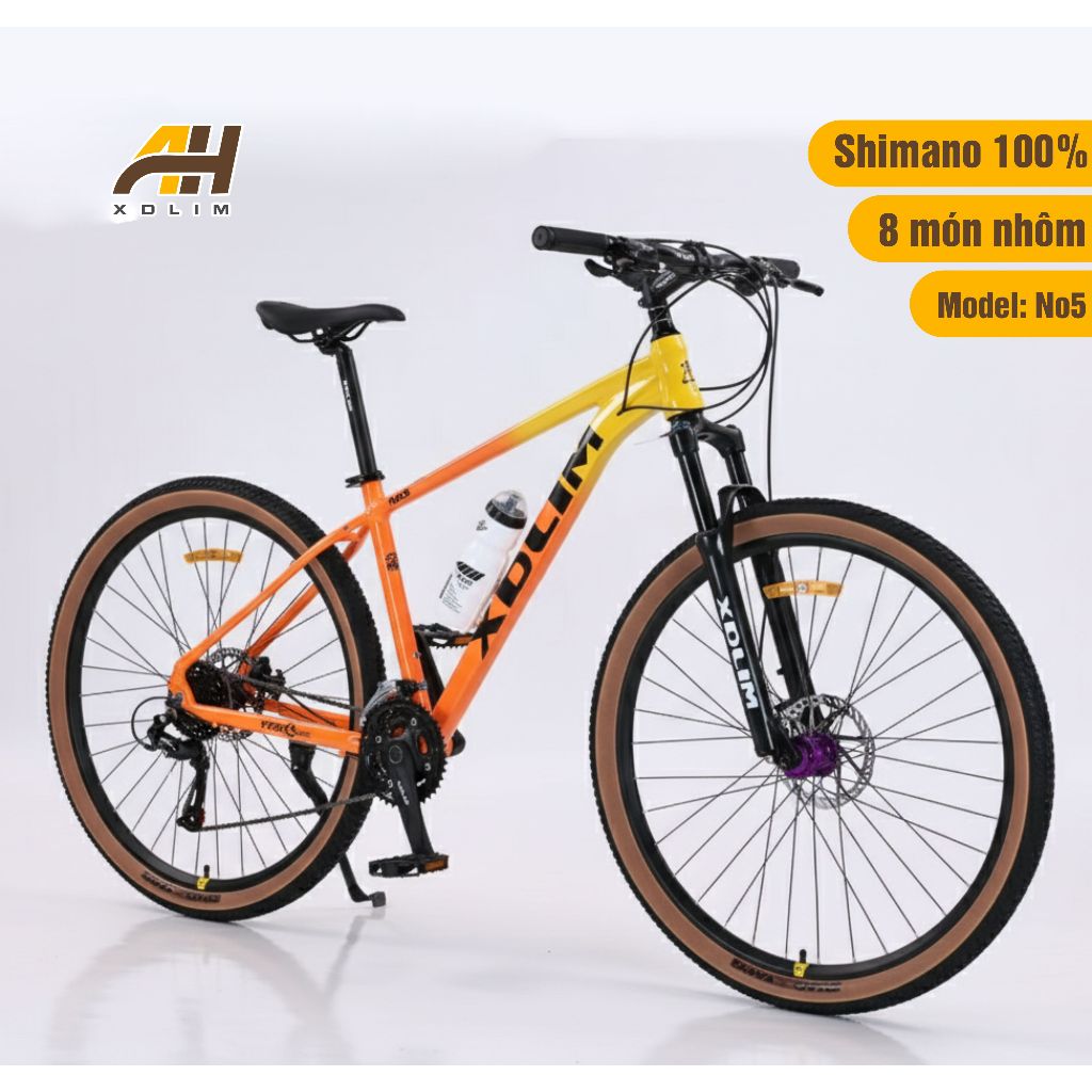 XE ĐẠP MTB XDLIM NO5 - 29 INCH - PHUỘC DẦU + PHANH DẦU + CỐI NỔ