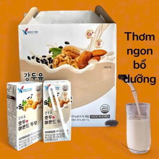 1 Thùng Sữa hạt Óc Chó Hạnh Nhân Đậu Đen hàn Quốc