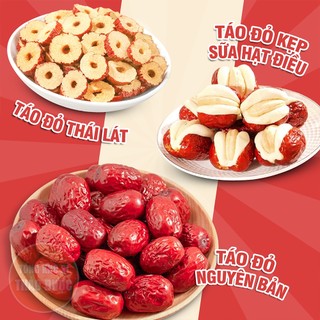Táo đỏ Hàn Quốc 100g, dày thịt, hạt nhỏ, vị ngọt, dùng pha trà, hầm canh, ăn vặt, tốt cho sức khỏe