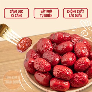 Táo đỏ Hàn Quốc 100g, dày thịt, hạt nhỏ, vị ngọt, dùng pha trà, hầm canh, ăn vặt, tốt cho sức khỏe