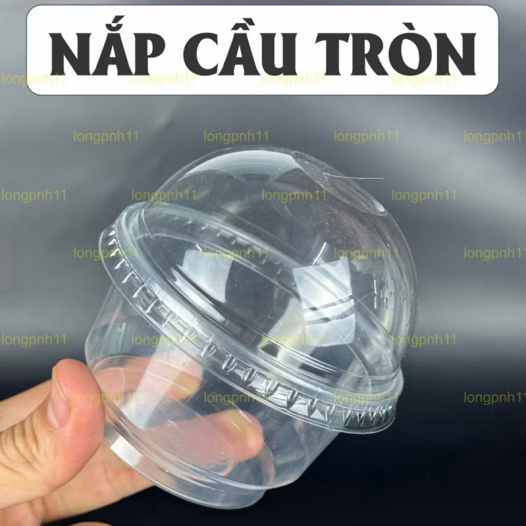 50 ly 200ml kèm nắp cầu trong suốt
