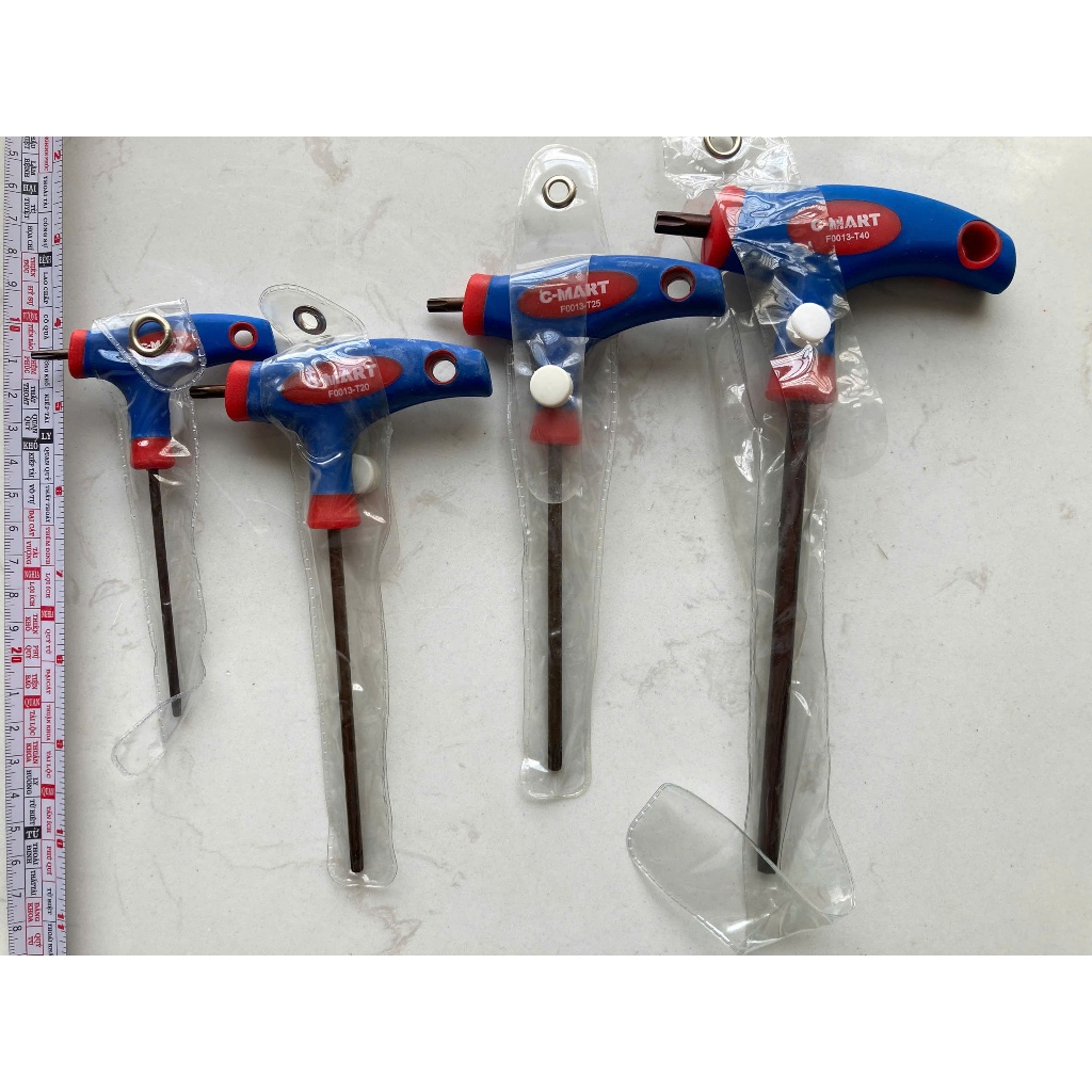 Lục giác bông chữ T C-Mart F0013, lục giác hoa thị T9 đến T50 (Đài Loan)