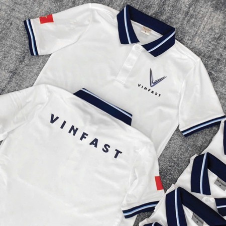 [VINFAST 10] Áo Polo Hãng Xe Vinfast Nam Nữ, Vải Thun Cá Sấu Co Giãn, Nhận In Tên Showroom