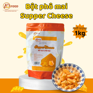  1kg Bột phô mai Supper Cheese thơm ngon - chuyên dùng chế biến các món lắc món chiên làm sốt 