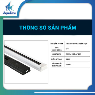 Thanh ray gắn đèn rọi Week Aqua
