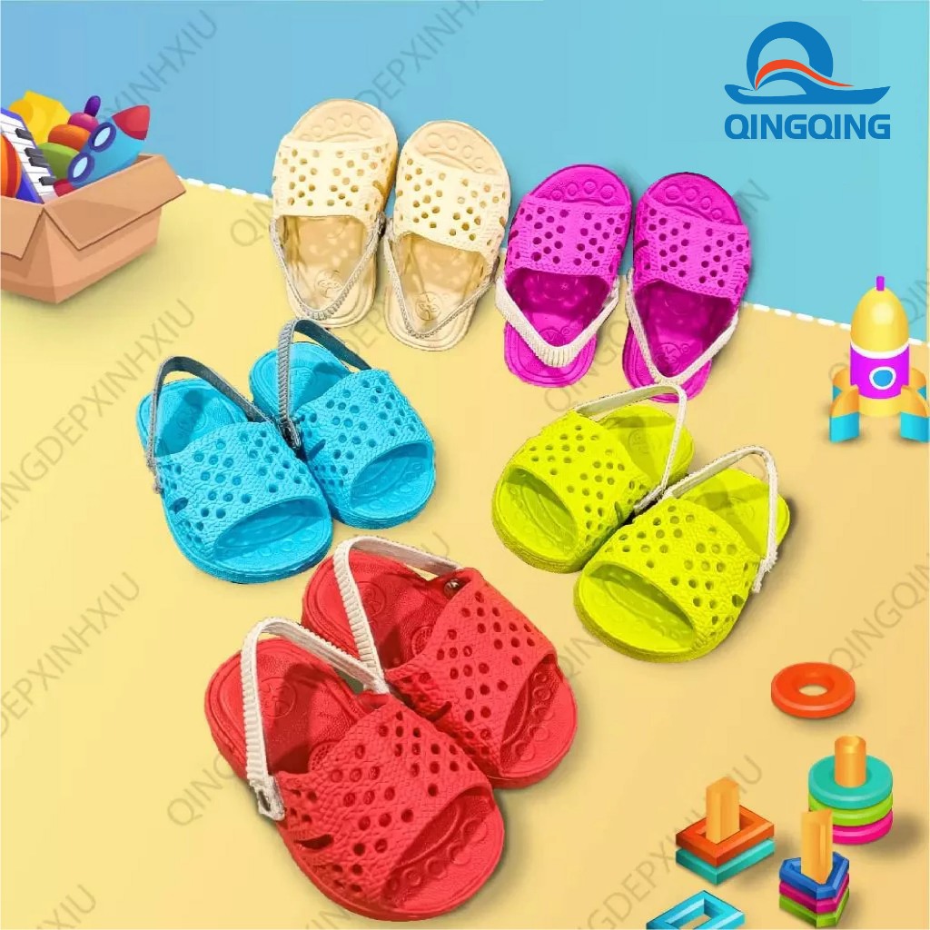 Dép Tổ Ong Cho Bé (0-6 tuổi) Có Quai, Dép tập đi êm chân - Nhựa EVA siêu nhẹ - Hàng Chính Hãng