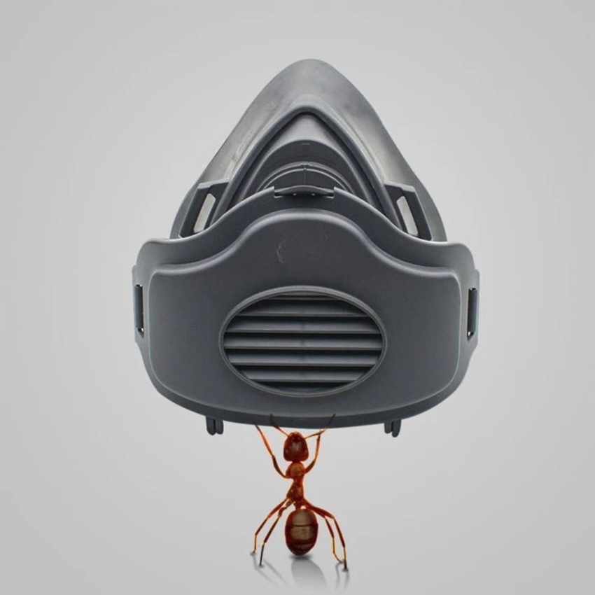 Tặng Kèm 10 Tấm Lọc Bụi 3701,Mặt Nạ CHống Bụi Nhà Máy,Bụi Gỗ Than Mỏ Chống Bụi Xây Dựng 3M 3200