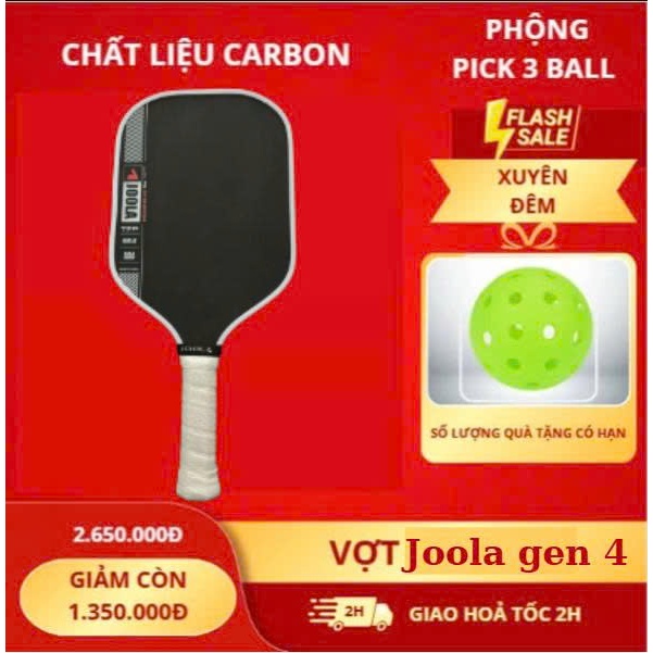 Vợt Pickleball Joola gen 4 bản cao cấp quét NFC