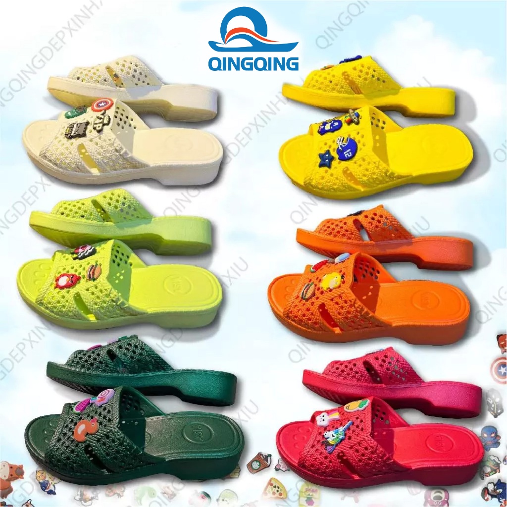 Dép tổ ong nữ,dép đi trong nhà ASIA  (Size 35-44) có Sticker. Size chuẩn,êm chân,đế cao 3.5cm