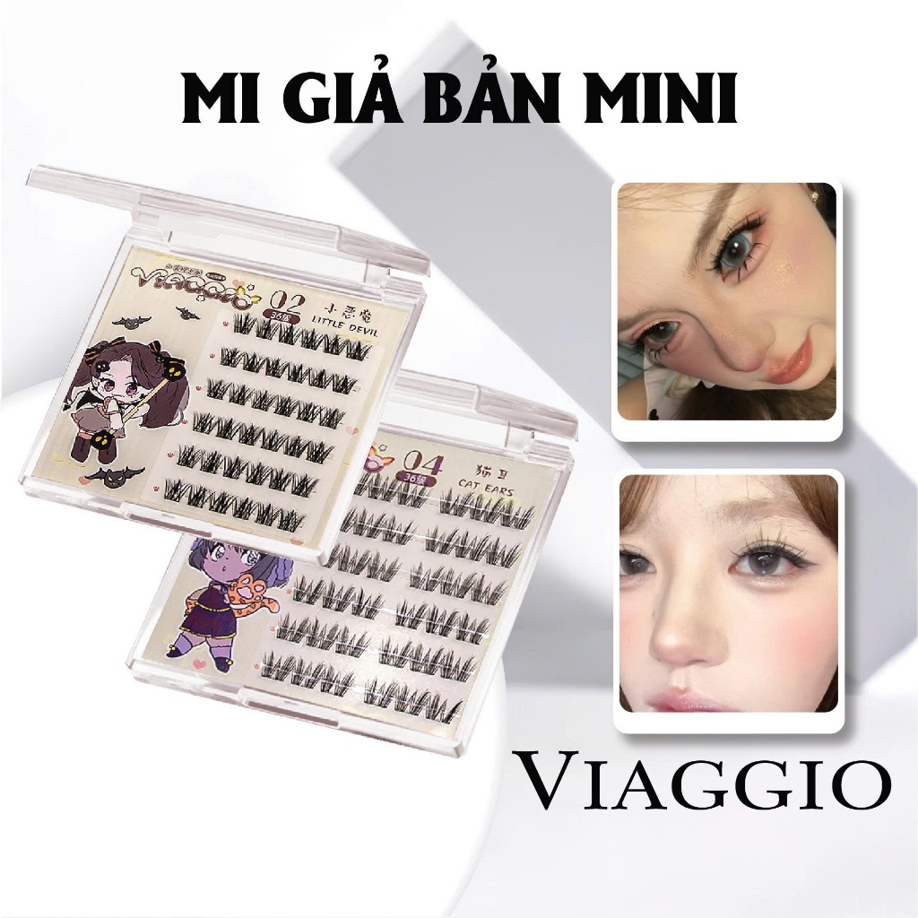 Mi Giả Viaggio Minisize Có Sẵn Keo-Dễ Dùng, Tiện Lợi, Tái Sử Dụng Nhiều Lần