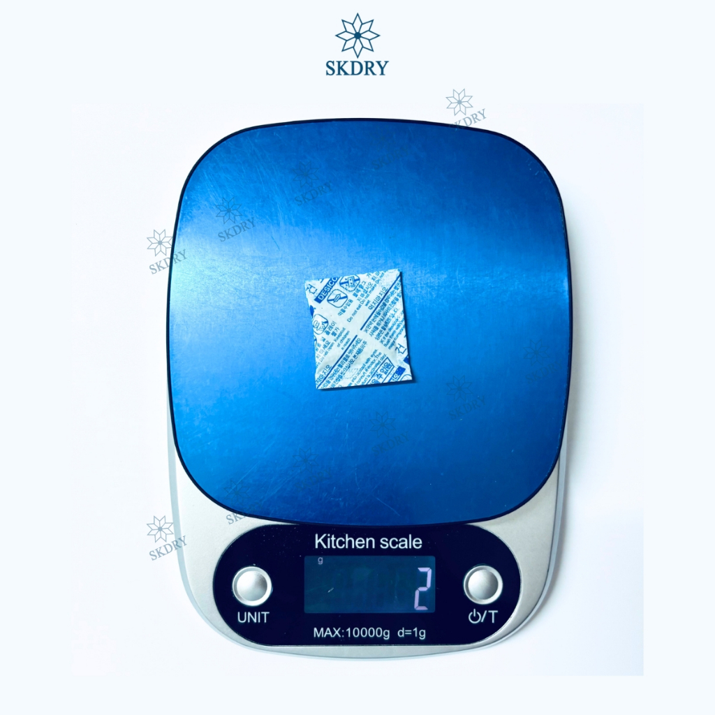 GÓI HÚT ẨM CLAY LOẠI 2g - hút ẩm CÔNG SUẤT CAO chuyên dùng cho thực phẩm, thực phẩm có dầu,  ví túi da, linh kiện,...