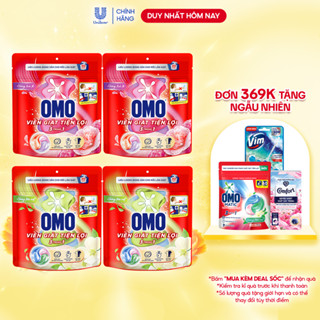 Combo 2 túi viên giặt tiện lợi OMO 3 trong 1 (30 viên)