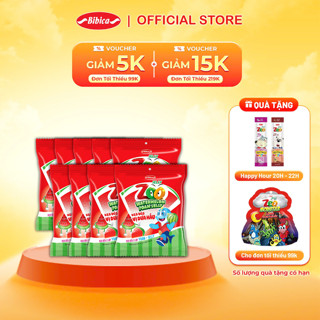 Combo 10 Gói Kẹo Dẻo Zoo Foam Jelly Dưa hấu Bibica 24g