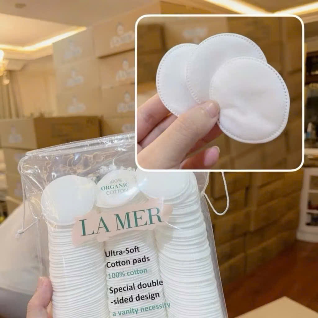 Bông Tẩy Trang Lamer 201 Miếng 100% Cotton, Bông Tẩy Trang Lamer 120 Miếng, Lamer 60 Miếng