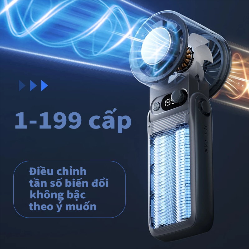 ⚡quạt cầm tay mini ⚡  phù hợp cho du lịch và học tập quạt mini  1-199 cấp quạt sò lạnh quạt sò lạnh | BigBuy360 - bigbuy360.vn