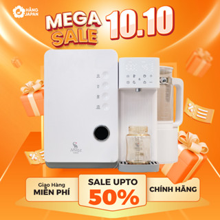 Máy tiệt trùng sấy khô UVC Moaz Bebe MB104, máy đun nước pha sữa giữ nhiệt cho bé