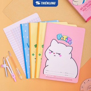  Combo 10 Vở 4 ô ly chống lóa tập học sinh Thiên Long - Vở 4 ô ly học sinh ô ly hình ngẫu nhiên 