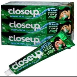    MỚI 2025    COMBO  6TUÝP KEM ĐÁNH RĂNG CLOSEUP THÁI LAN 160G HỖ TRỢ TRẮN RẰNG GIÚP CHO HOI THỞ THƠM THO CẢ NGÀY 