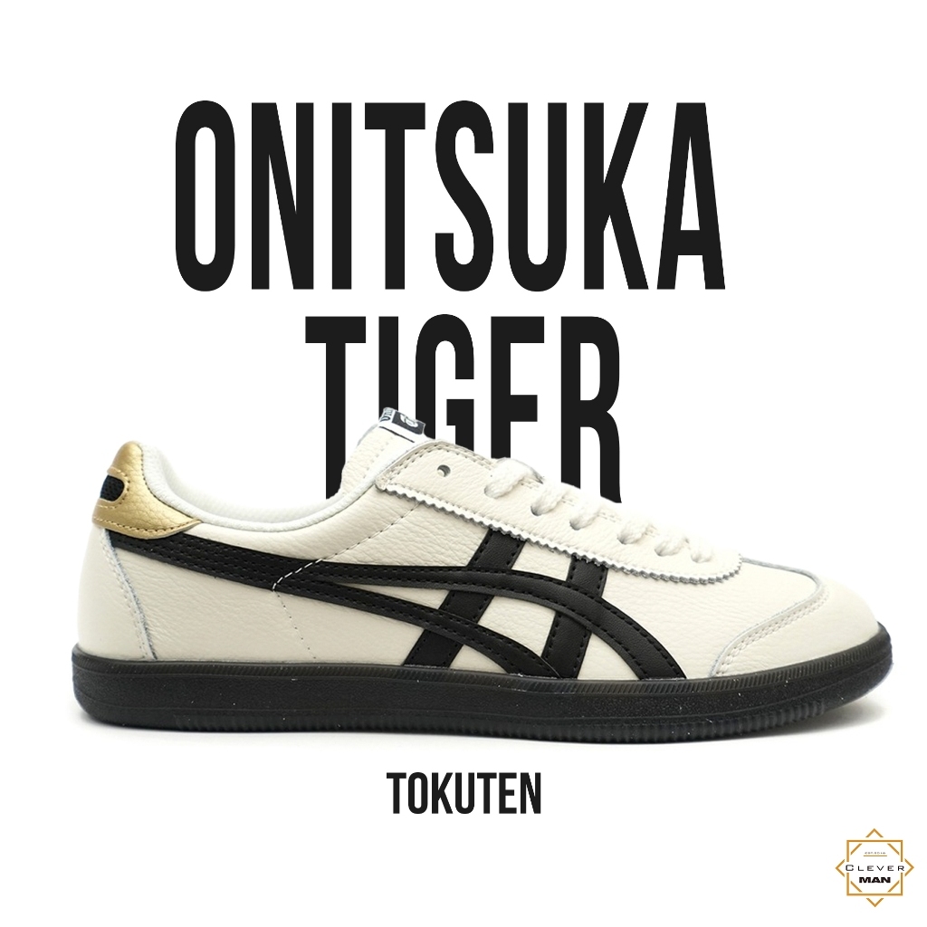 Giày Thể Thao Onitsuka Tiger Tokuten Màu Kem Gót Vàng Clever Man Store