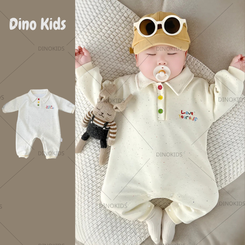 Bodysuit bé trai dài tay ,bộ đồ liền thân cho bé, quần áo trẻ em mùa đông phong cách hàn quốc