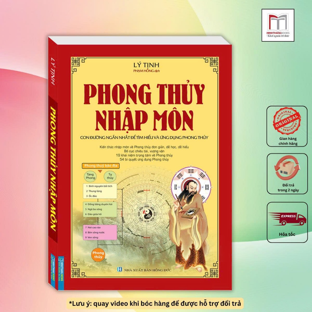 Sách - Phong Thủy Nhập Môn – Bí quyết cải thiện cuộc sống từ phong thủy- bìa mềm