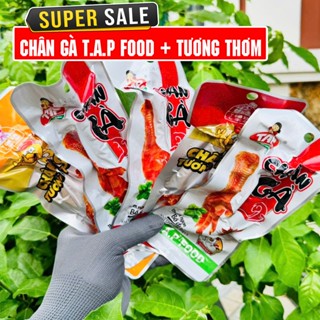 COMBO 10 Chân Gà TAP FOOD/Tương Thơm Tặng 2 Muối Chấm - Chân Gà Ăn Liền Hương Vị Tứ Xuyên - Đồ Ăn Vặt Chính Hãng