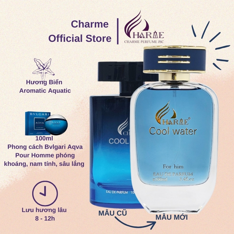 Nước hoa nam Charme CoolWater 100ml