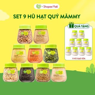  Set 9 Đậu Hạt Hữu Cơ Mămmy Organic Hạt Ăn Dặm Cho Bé Từ 6 Tháng Giàu Chất Dinh Dưỡng Vitamin 