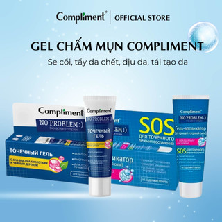  Gel chấm mụn Compliment No Problem AHA-BHA-PHA và cây trà 25ml 