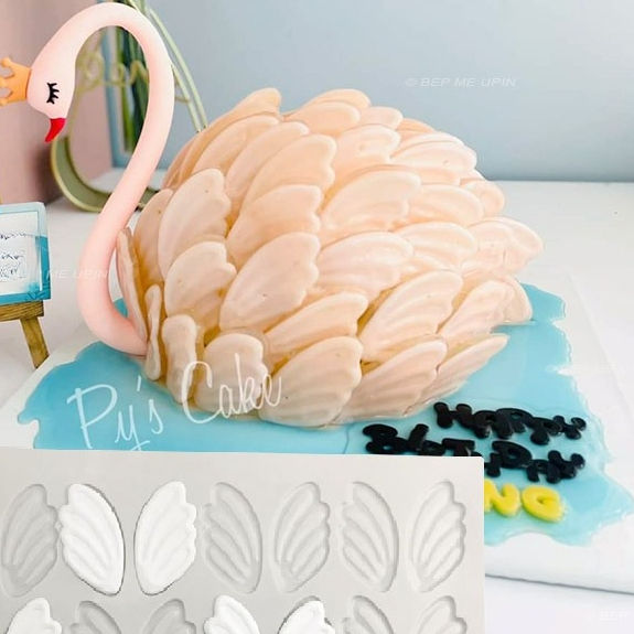 Khuôn silicon khuôn lông thiên nga khuôn cánh thiên nga