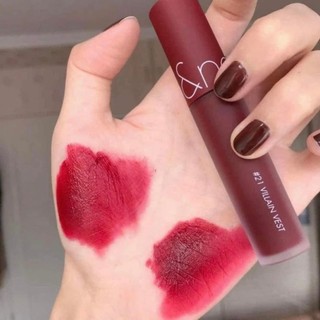 \Son Romand Zero Velvet Tint Màu 21 Villain Vest Kem Lì Đỏ Nhung Siêu Đẹp