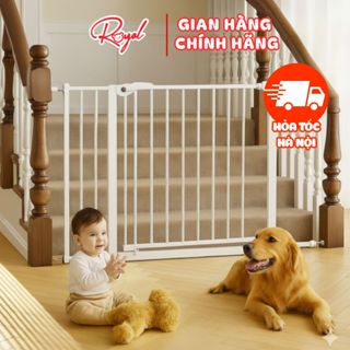 [HỎA TỐC HÀ NỘI] Thanh chắn cầu thang, chắn cửa ROYAL an toàn, không cần khoan đục