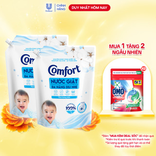 Combo 2 túi Nước Giặt Comfort Đa Năng Dịu Nhẹ 3,1KG